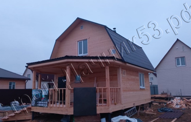 3 Брусовая баня Б-45, 9х6м, 78,9 М², Московская область, Чеховский район, деревня Перхурово (4)